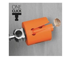 Mandrex One-Click adapteriai bimetalinėms karūnėlėms su skylių praplatinimo adapteriu 14-210mm skersmens.
