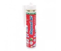 Mapei Mapesil AC Silikoninis antipelėsinis sandariklis 310 ml, Spalva: 999 Transparent (bespalvis)