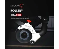 Distar Mechanic Roller 115-125 kampinio šlifuoklio apsauga / pjovimo priedas ant ratukų tiksliam plytelių pjovimui