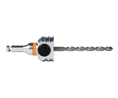 One-Click karūnėlių laikiklis, 8.5 mm HEX, ilgas centr. grąžtas mūrui, Mandrex