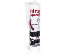 Silikoninė masė plytelių tarpams, Supersil 300 ml, Mira, Spalva: 100 Baltas