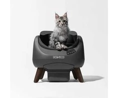 CATLINK Open-X savaime išsivalantis automatinis išmanus kačių tualetas su APP pilkas