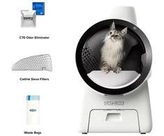 CATLINK Scoop Robot C07 savaime išsivalantis automatiškai pasipildantis išmanusis katės tualetas su dviem kamerom ir APP