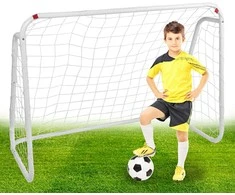 2 baltų Signal futbolo vartų rinkinys