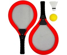 2 RAKEČIŲ RINKINYS, VEŽĖLIS, TENISO IR BADMINTONO ENERO ŽAISLAI