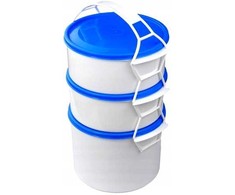 3 dalių valgykla 2x1,2l + 1,5l