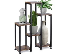 6 pakopų metalinis gėlių stovas, 70 cm