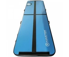 AirTrack pripučiamas gimnastikos kilimėlis MASTER 300 x 100 x 10 cm mėlyna-juoda