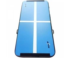 AirTrack pripučiamas gimnastikos kilimėlis MASTER 200 x 100 x 10 cm mėlyna-juoda