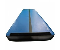 AirTrack pripučiamas gimnastikos kilimėlis MASTER 400 x 150 x 30 cm mėlyna-juoda