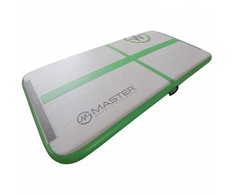 AirTrack pripučiamas gimnastikos kilimėlis MASTER 200 x 100 x 10 cm žalias