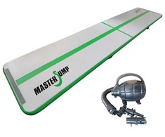 Aitrack MASTER pripučiamas kilimėlis 500 x 100 x 10 cm pilka žalia