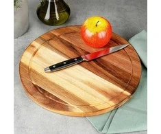 Akacijos medienos pjaustymo lenta sūriui ir šaltai mėsai patiekti ORION 30 cm