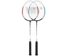 ALUMTEC 308 BADMINTON RAKETŲ RINKINYS RAUDONAS+LIME NORĖJIMAS