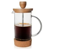 Arbatinukas infuzinis, stiklinis ąsotis su stūmokliu, kavai, arbatai, žolelėms, 0,4 l
