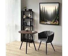 ASTON VELVET austinė aksominė kėdė, grafitas