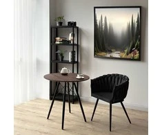 ASTON VELVET austinė aksominė kėdė, juoda