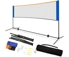 Badmintono tinklelis ant raketos rėmo