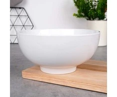 Baltas porcelianinis dubuo 20 cm 1,6 l