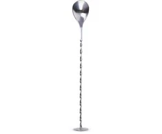 Barmeno šaukštas gėrimams ir kokteiliams, plieno, 28 cm