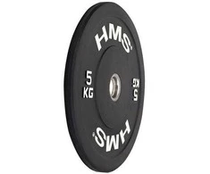 BBR05 JUODOS OLYMPINĖS PLOKŠTELĖS BUMPERIS 5 KG HMS