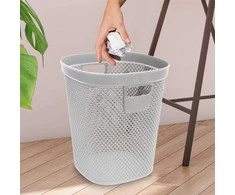 Biuro šiukšlių dėžė, pilka, 12,5 l