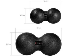 BLM02 8*16CM DVIGUBAS MASAŽINIS KUMULYS/ DUO RUMULIALIS HMS