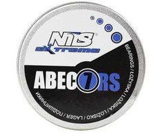 ABEC-7 RS Mėlynas CARBON GUOLIAI (8 vnt.) PAKUOTĖ. METAL NILS EXTREME