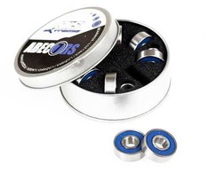 ABEC-7 RS Mėlynas CARBON GUOLIAI (8 vnt.) PAKUOTĖ. METAL NILS EXTREME