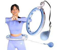 Blue HHM15 HULA HOP Mėlynas SU MAGNETU IR SVORIU + HMS SKAITIKLIS