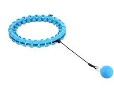 Blue HHW01 Mėlynas HULA HOOP SU RIEŠUTAIS IR HMS SVORIU