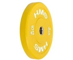 CBR15 GELTONAS OLIMPINIS PLOKŠTELĖS BUMPERIS 15 KG HMS