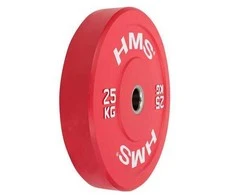 CBR25 Raudonas OLYMPIC BUMPER PLATE 25 KG HMS