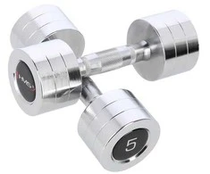CHD05 CHROME Hanteliai (2 vnt.) HMS