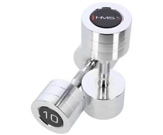 CHD10 CHROME Hanteliai (2 vnt.) HMS