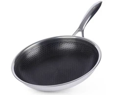 COOKCELL HYBRYD aukščiausios kokybės neprideganti plieninė keptuvė 24 cm