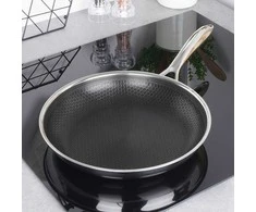 COOKCELL HYBRYD aukščiausios kokybės neprideganti plieninė keptuvė 24 cm