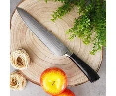 DAMASCUS plieno virėjo peilis, 33,5 cm