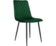 Dexter Velvet tamsiai žalia minkšta kėdė