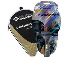 DONIC CarboTec 7000 stalo teniso raketė su dangteliu