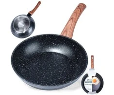Dujinė indukcinė keptuvė, Granitas, Nelipnus, Tvirtas VILDE, 20 cm