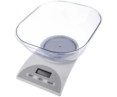 Elektroninės virtuvinės svarstyklės 5kg su 3 l dubuo