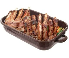 Emaliuota kepimo skarda / kepimo skarda 34x18x6,5 cm 2,2 l