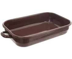Emaliuota kepimo skarda / kepimo skarda 34x18x6,5 cm 2,2 l