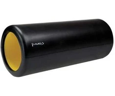FS111 Juodas / GELTONAS 33 cm FITNESS ROLLER / HMS ROLLER