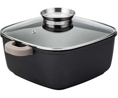 Nava Puodas granitas su stikliniu dangteliu FUNTZIO 24 cm, 5,4 l