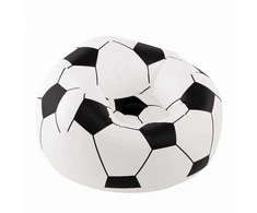 Futbolo formos pripučiamas pufas 114 x 112 x 66 cm