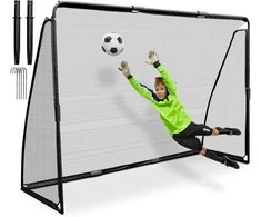 Futbolo vartai 300 X 200 cm GALMA juodi