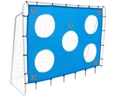 Futbolo vartai su ROBERTO taikinio kilimėliu 213x152 cm