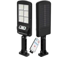 GATVĖS LEMPAS SAULĖS LEMPAS 120LED + NUOTOLINIS JUDĖJIMO IR SUTEMOSIOS JUTIKLIS